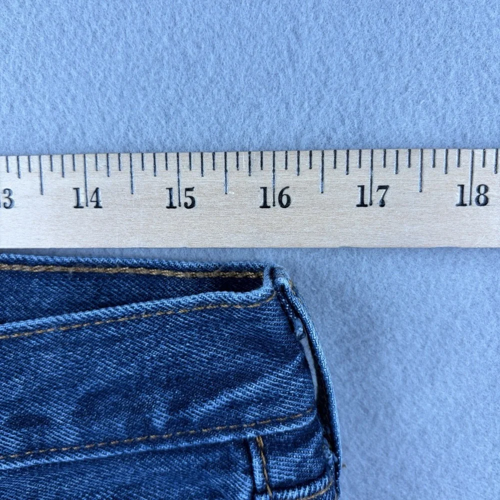 Levi's 501 Original Jeans Men's 34x32 (Fits 32x29.5) Blue Stra. Leg Button Fly